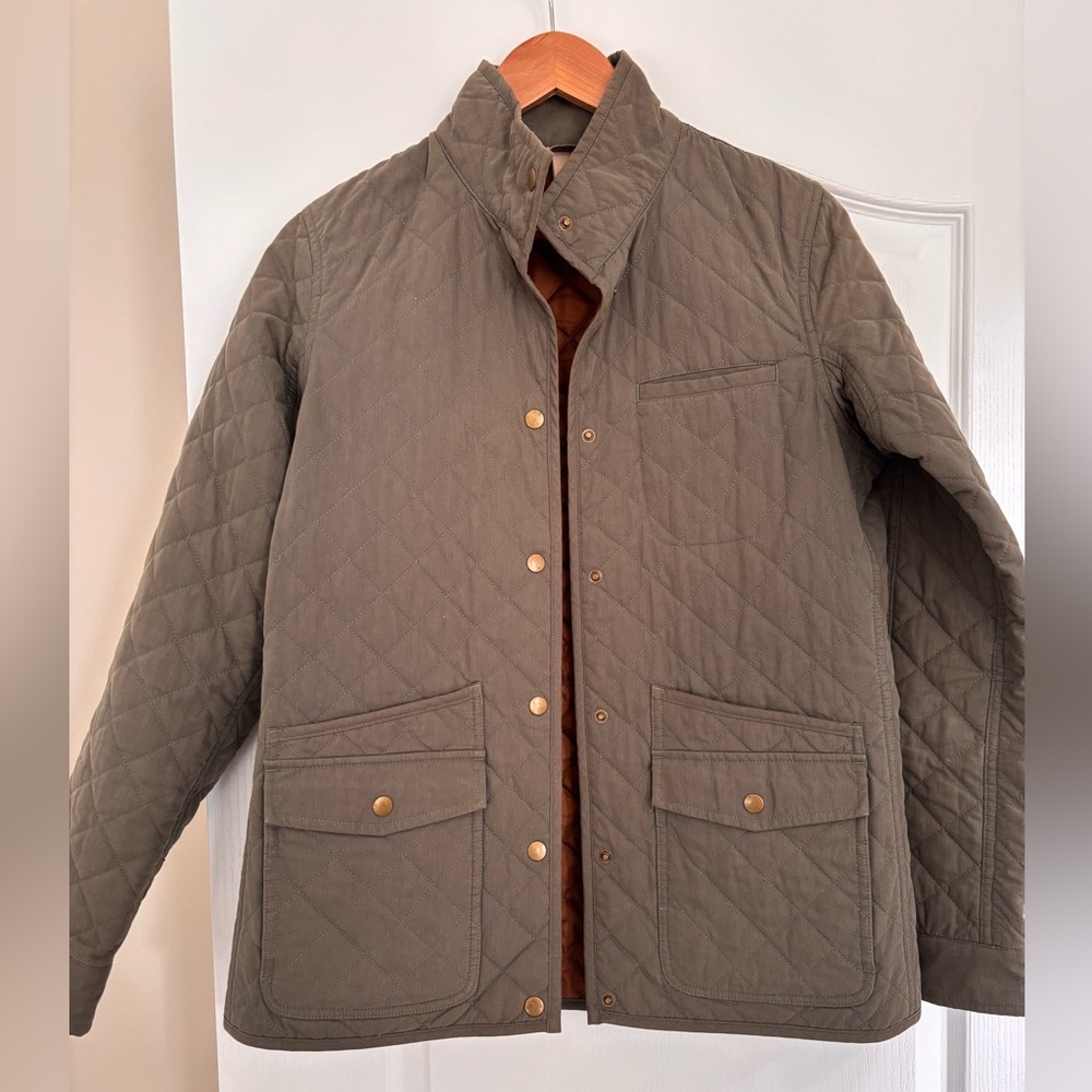 Duluth Trading Co Quilted Utility Jacket - green
